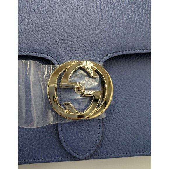 Gucci Dollar Calfskin Interlocking GG Caspian Handbag/Shoulder / Crossbody - Picture 8 of 14